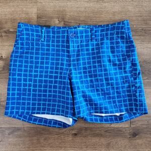 Under Armour Blue Grid Jean Shorts
